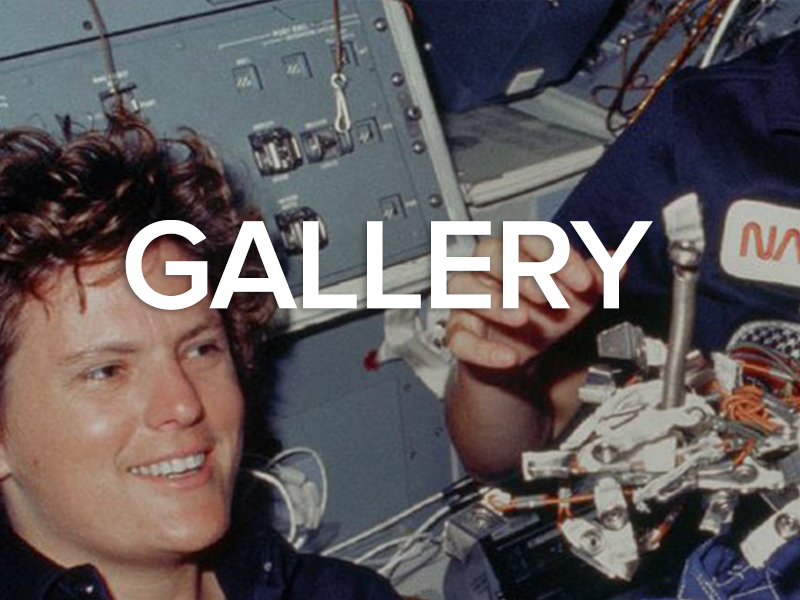 Kathy Sullivan in space suit
